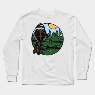 White Crowned Sparrow Long Sleeve T-Shirt